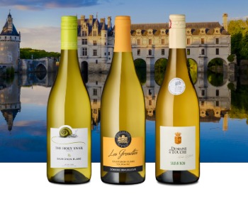 Schloss mit drei Weinen