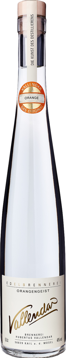 Orangengeist Limited Edition 0,5 Vallendar Orangengeist, edle Spirituose aus der Mosel, 0,5l Flasche