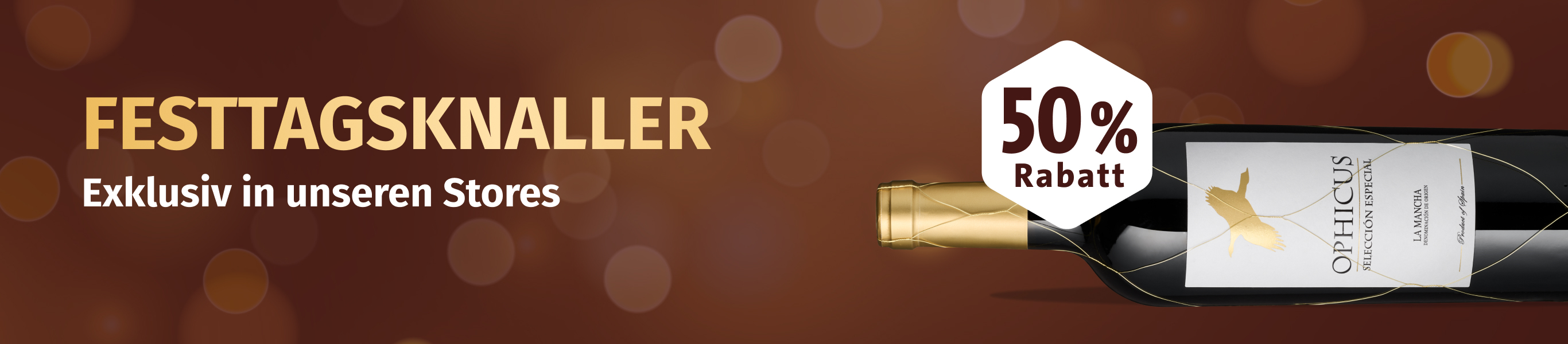 Festtags Angebot: Rotwein mit 50% Rabatt exklusiv! Festtags Angebot: Rotwein mit 50% Rabatt exklusiv!