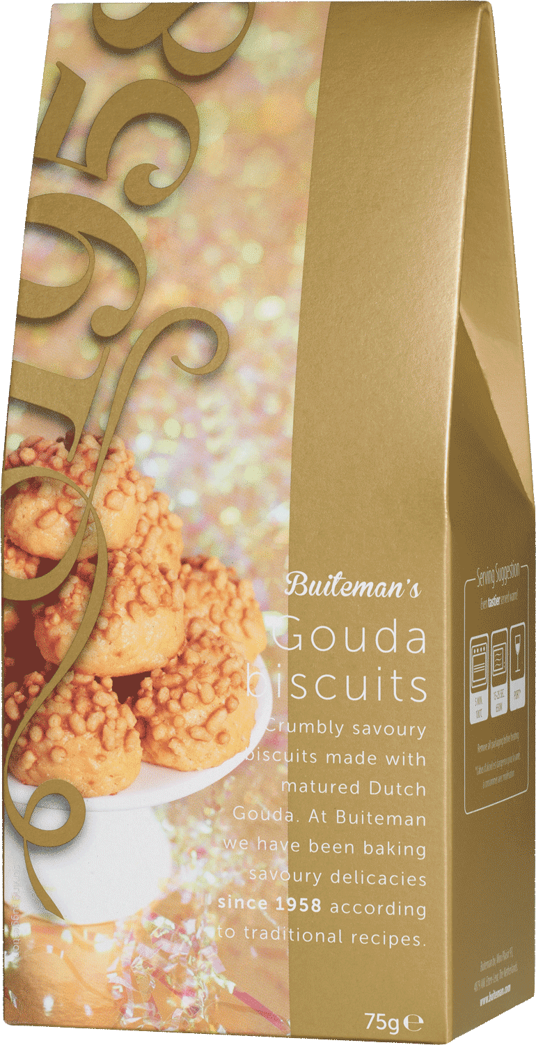 Gouda Cheese Biscuits Gouda-Käsegebäck, perfekt zum Wein-Genuss geeignet.