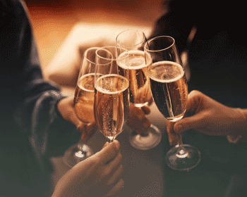 Champagner und Gulasch in Sasel