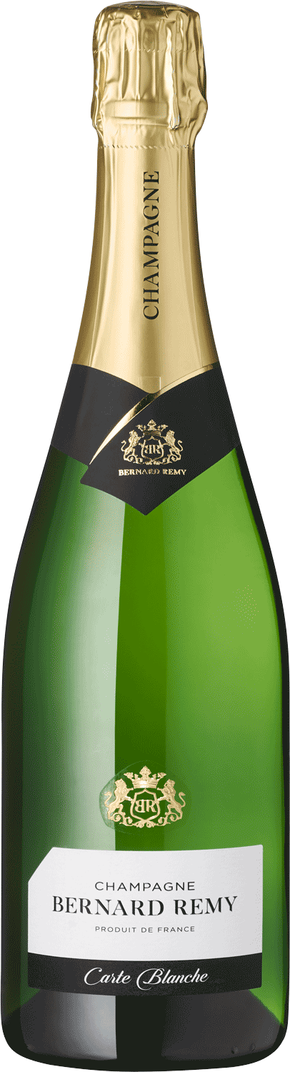 "Carte Blanche" Champagner Brut Bernard Remy Carte Blanche Champagnerflasche, Produkt Frankreich