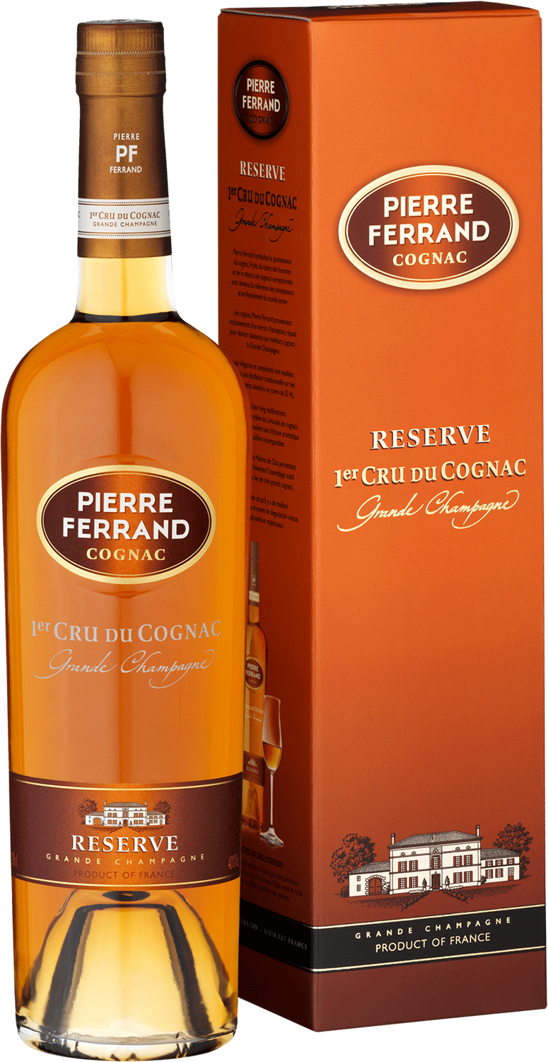 Cognac P. FERRAND RESERVE Pierre Ferrand Cognac Reserve Grande Champagne Flasche