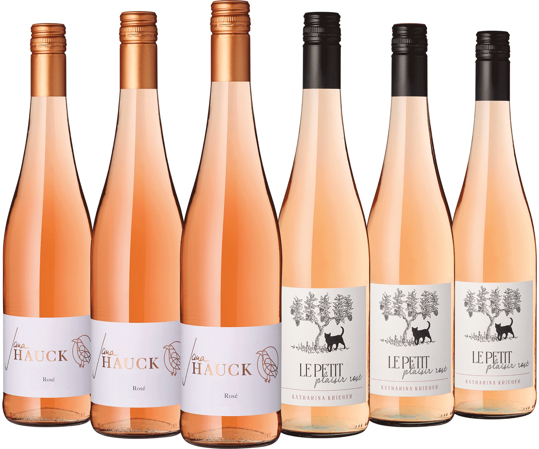Roséwein Auswahl: Hauck und Le Petit Plaisir Rose