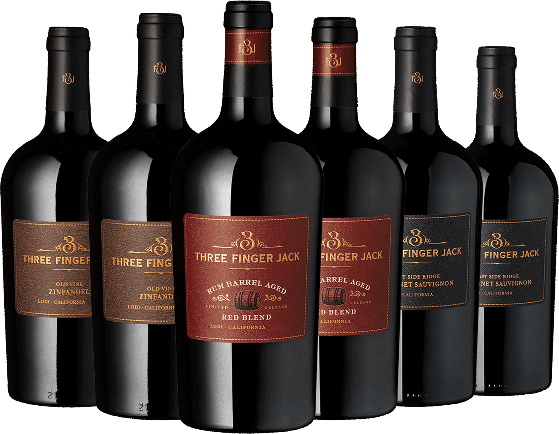 6er Paket "Three Finger Jack"