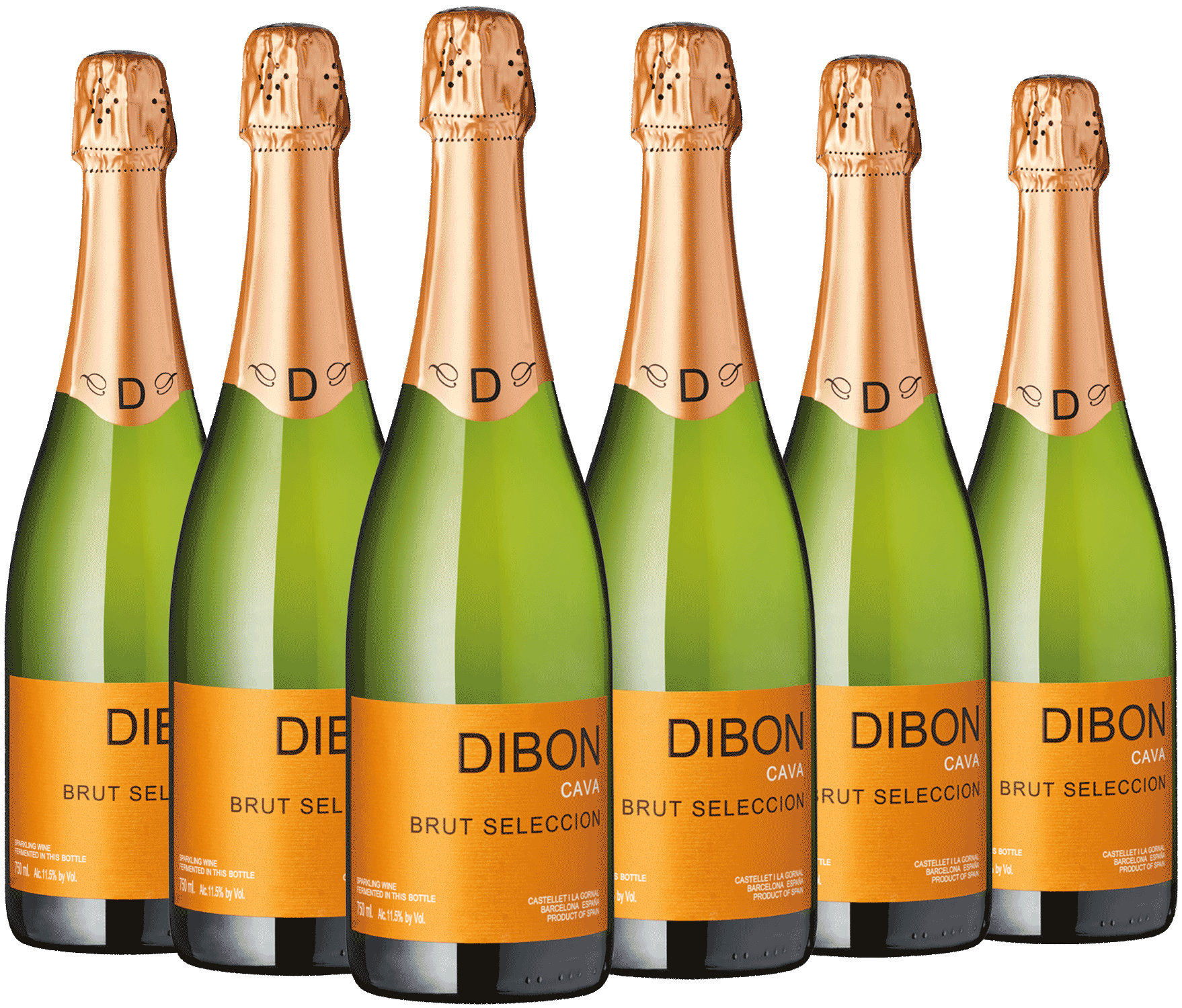 6er Paket "Dibon" Cava Brut Selección