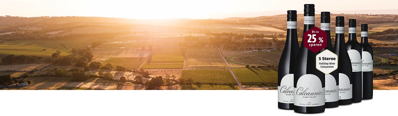 Top in Down Under Wein-Bundle mit Landschaft, 25% Rabatt, 5 Sterne.
