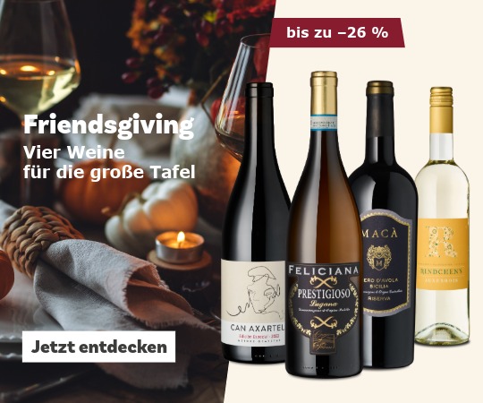Wein trifft Friendsgiving