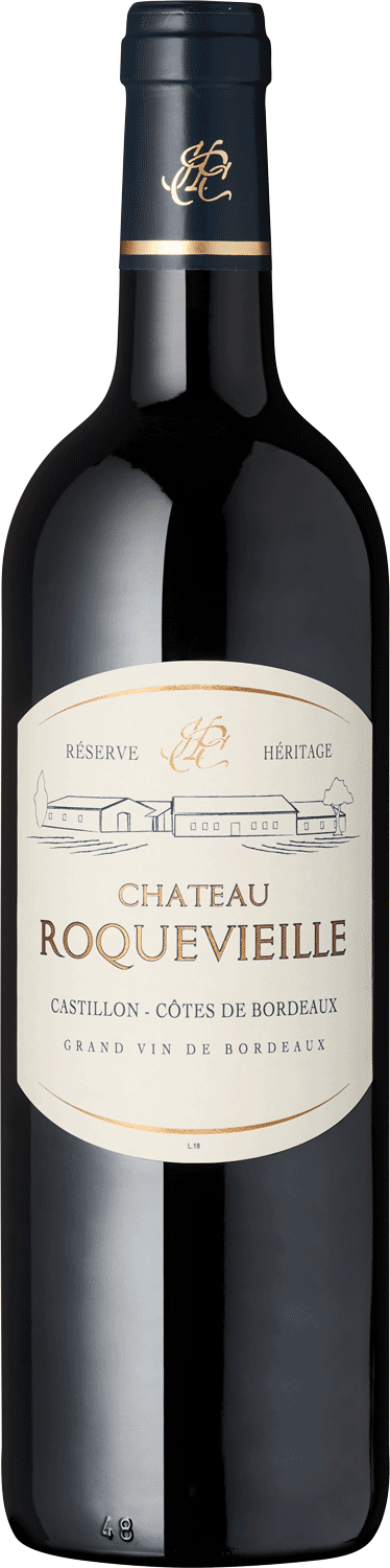 "Réserve Héritage" Bordeaux Rouge Château Roquevieille Wein, Rotwein, Bordeaux, Flasche, Online-Shop