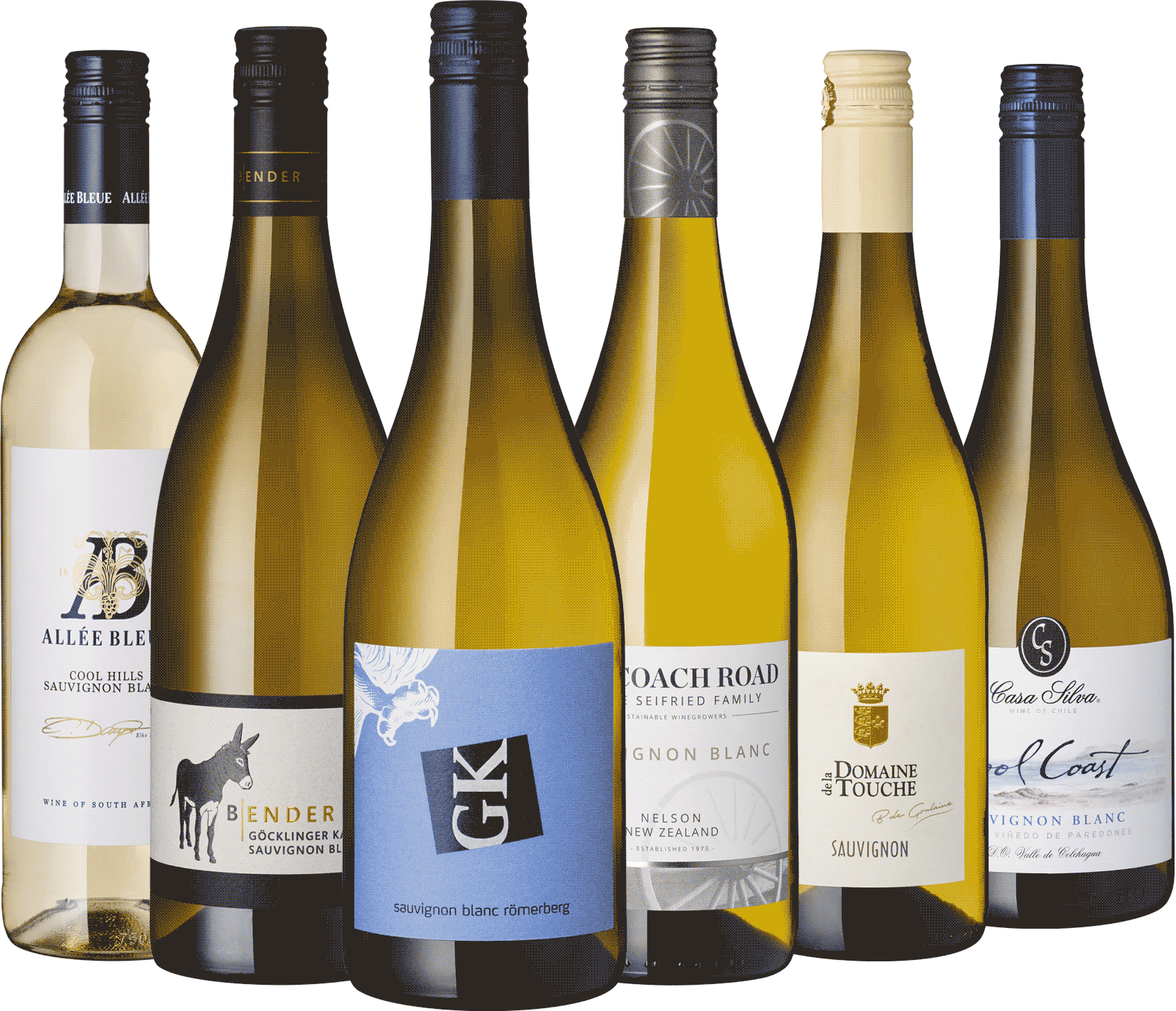 6er Paket Sauvignon Blanc around the world