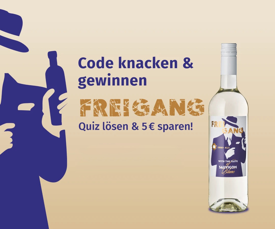 Freigang Sauvignon Blanc Wein, Code knacken und sparen
