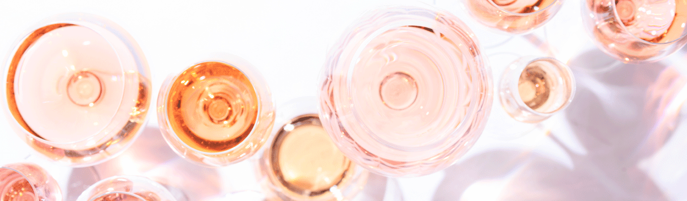 Bild von Rosé Gläsern