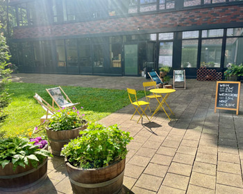 Bild von der Terrasse