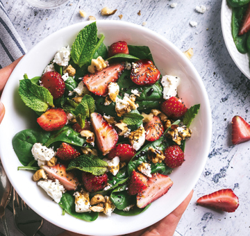 Kategorie Wein und Salat