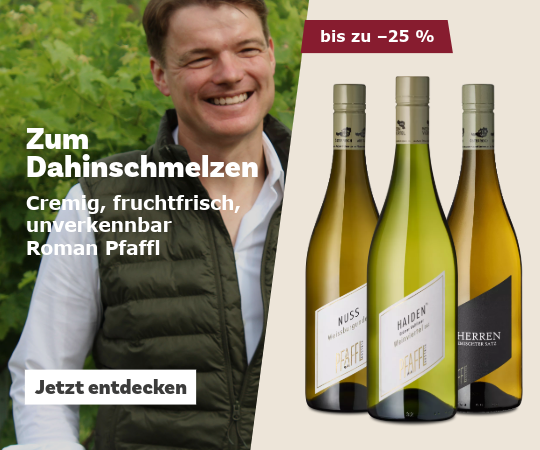 Bild von Roman Pfaffl und 3 seiner Weine