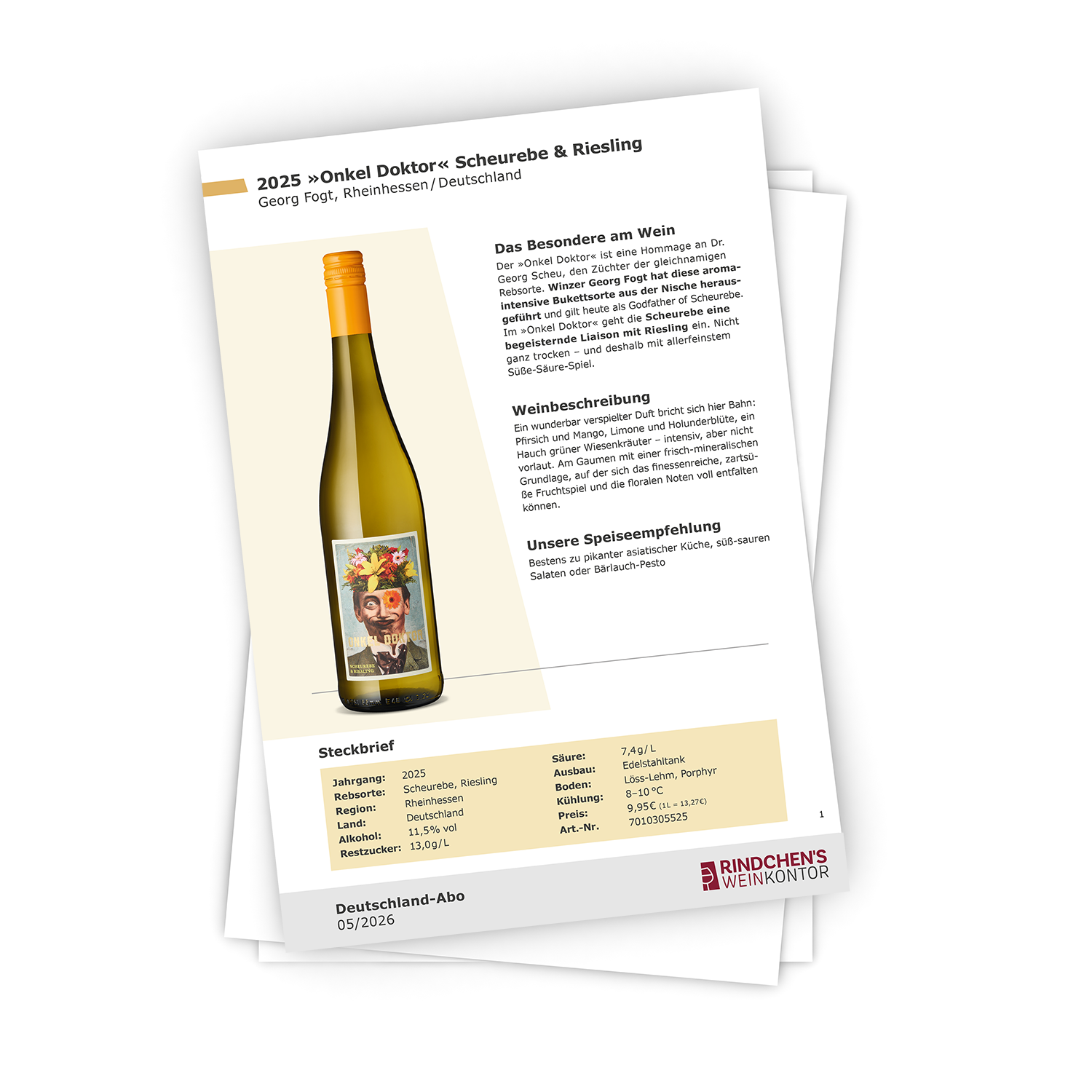 Deutschland Weinabo Sommer 2026