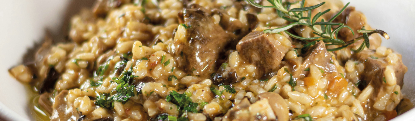 Kategorie Wein und Risotto