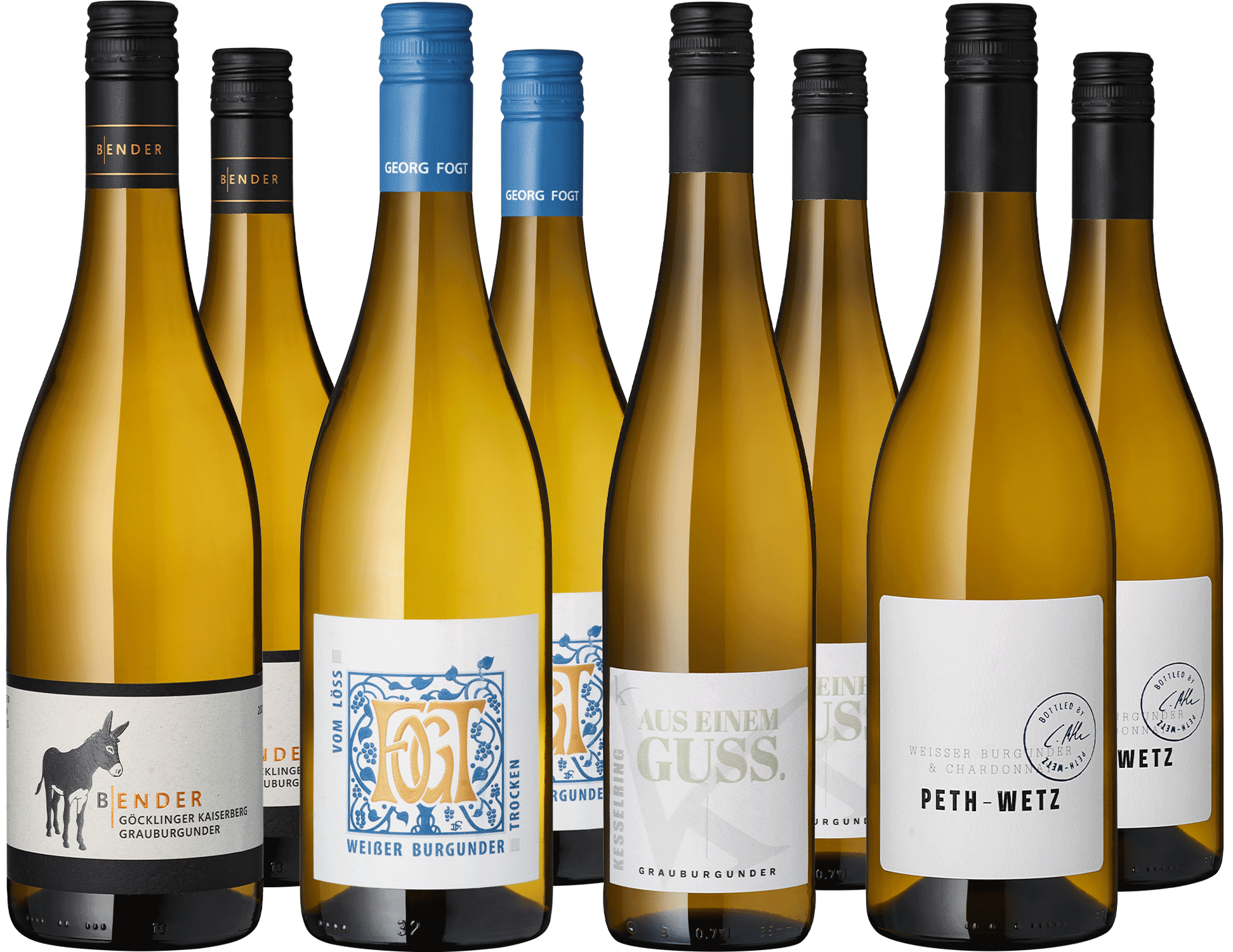 8er Burgunder Deutschland Paket