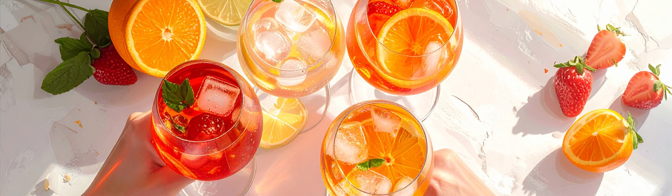 Aperitivo Zeit in ihrem Konto