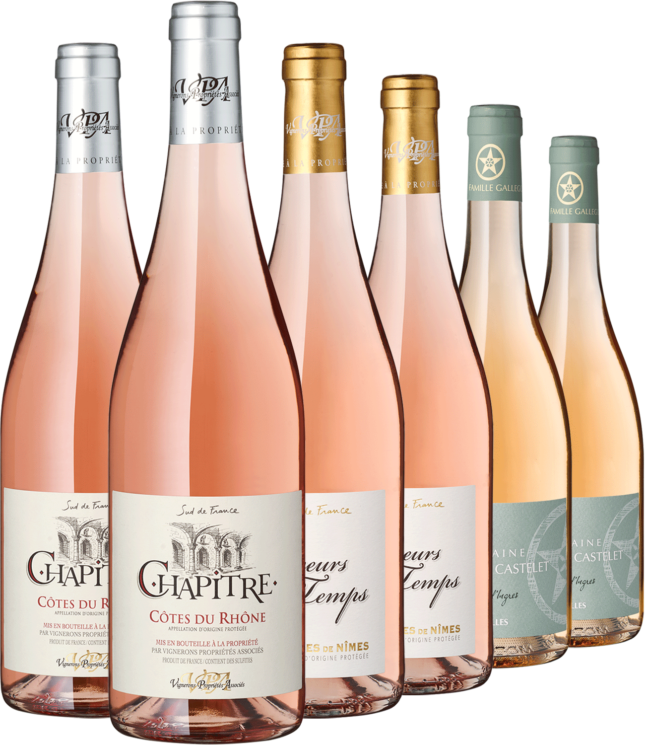 6er Paket "Rhône Rosé"