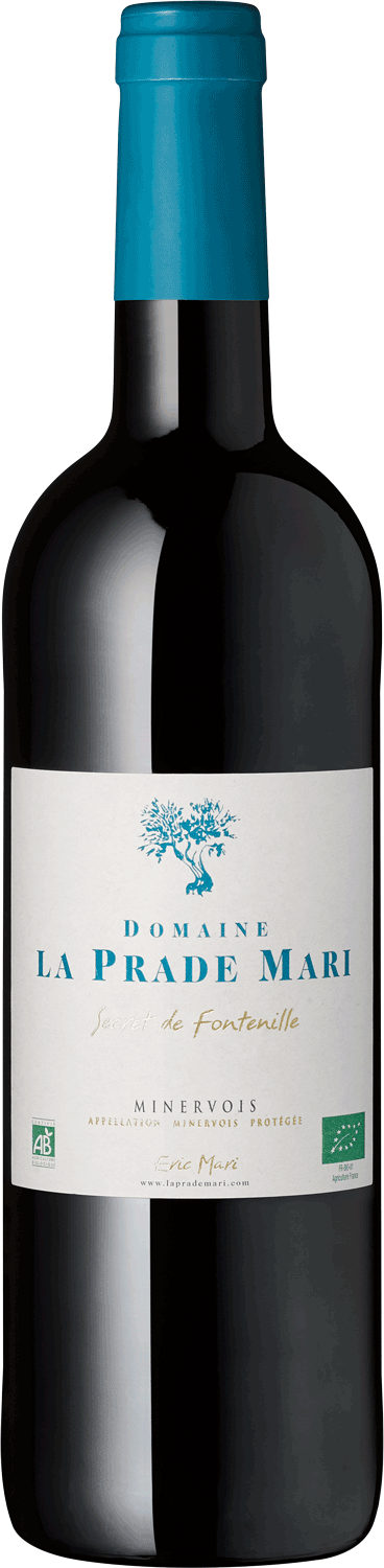 "Secret de Fontenille" Minervois La Prade Mari Rotwein, Bio-Wein aus Frankreich
