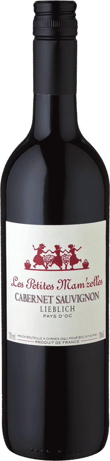 Les Petites Mam'zelles Cabernet Sauvignon Rotwein Flasche