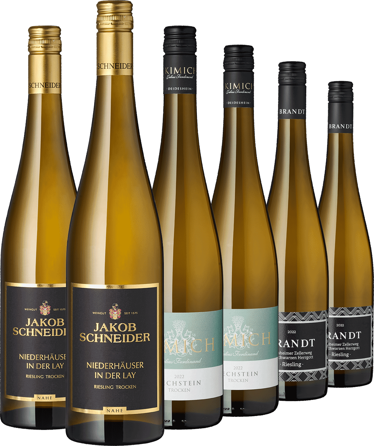 6er Paket Lagen Rieslinge