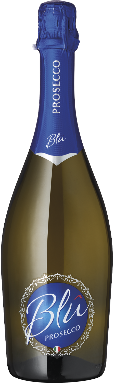 Blu Prosecco Spumante Prosecco Blu Flasche, italienischer Schaumwein, Geschenkidee