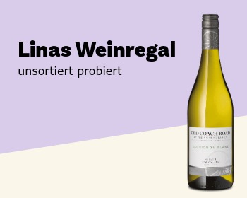Unsortiert probiert mit Weinflasche