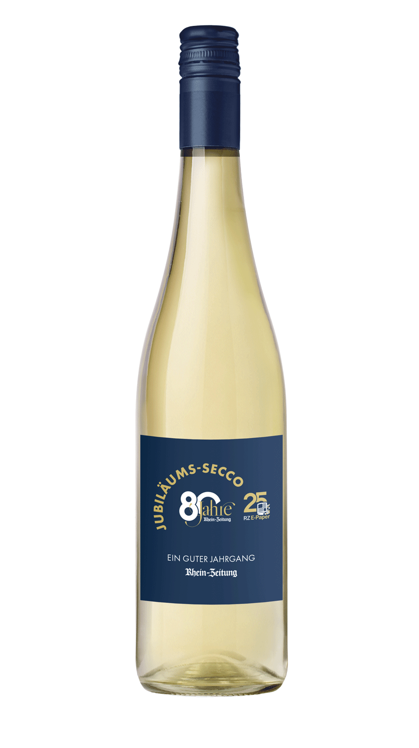"80 Jahre Rhein-Zeitung" Jubiläums Secco