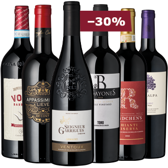 6 Flaschen mit 30% Rabatt