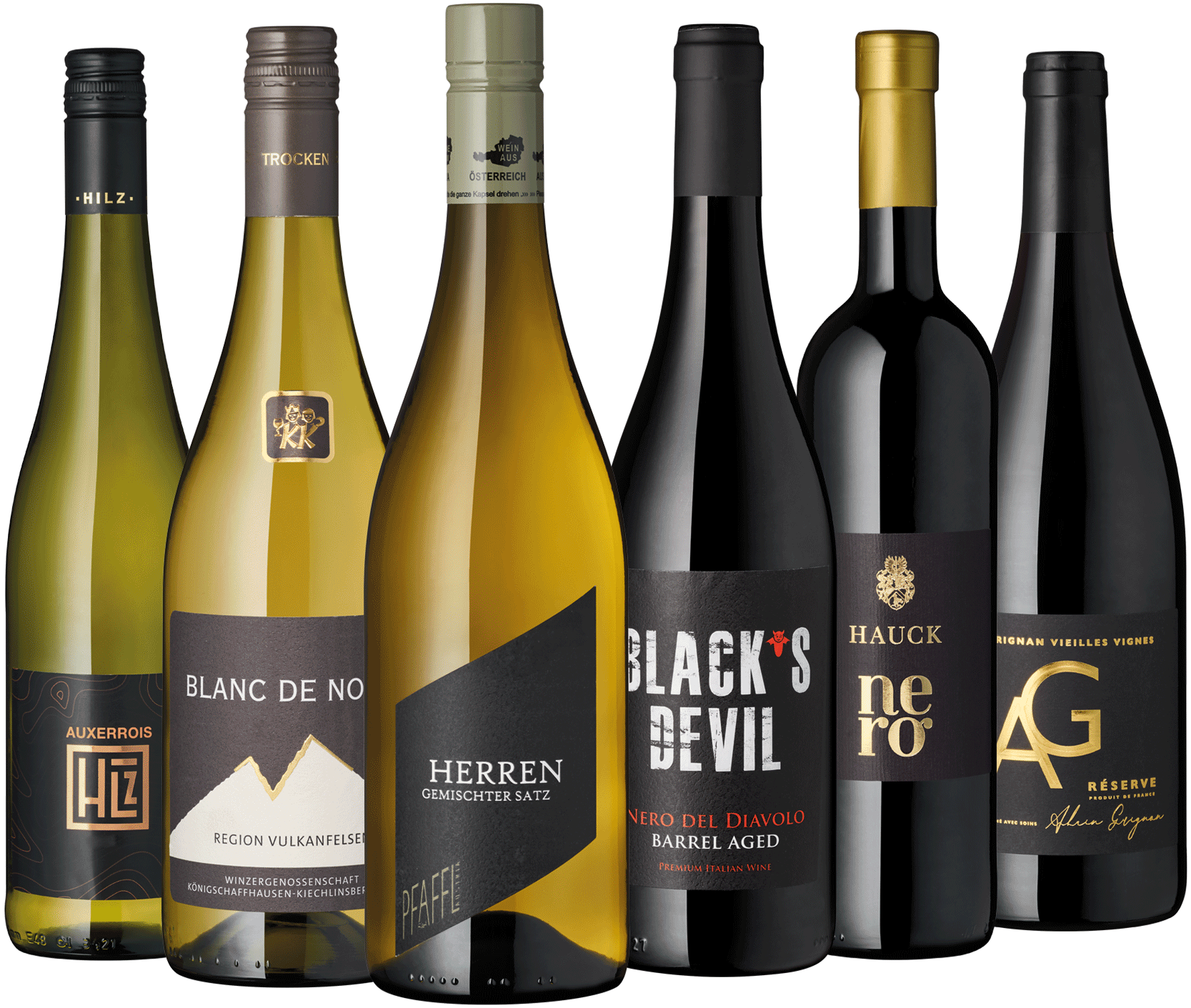 6er Paket Black Wines 6er Paket Black Wines
