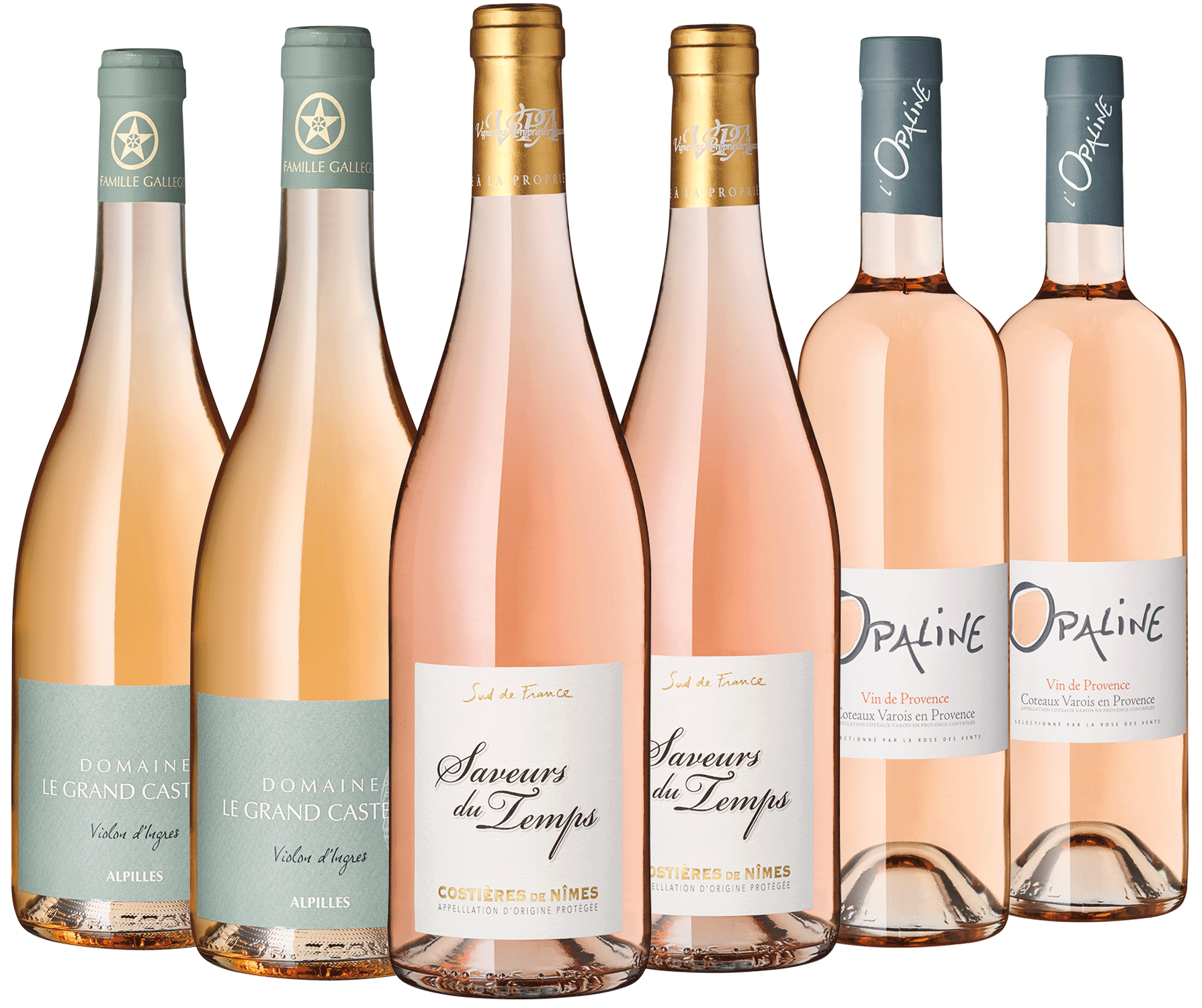 6er Paket "Südfranzösische Rosé"