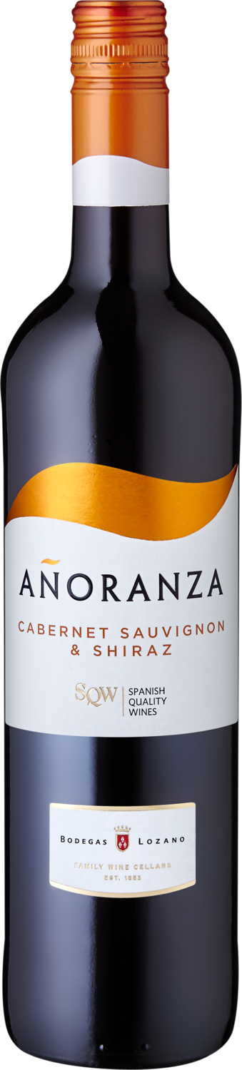 "Añoranza" Cabernet Sauvignon & Shiraz Añoranza Cabernet Sauvignon & Shiraz Weinflasche Detailaufnahme