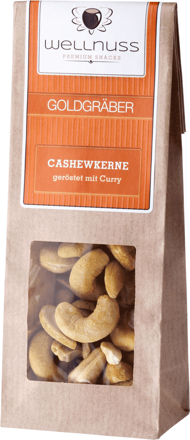 Cashewkerne geröstet mit Curry 60g