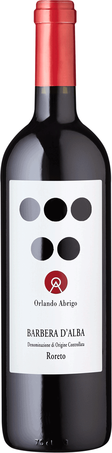 "Roreto" Barbera d'Alba Barbera d'Alba Rotwein, Orlando Abrigo, 75cl Flasche