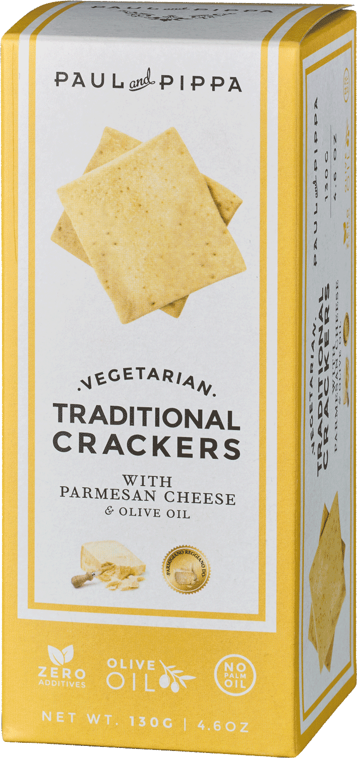 Traditional Crackers mit Parmesan