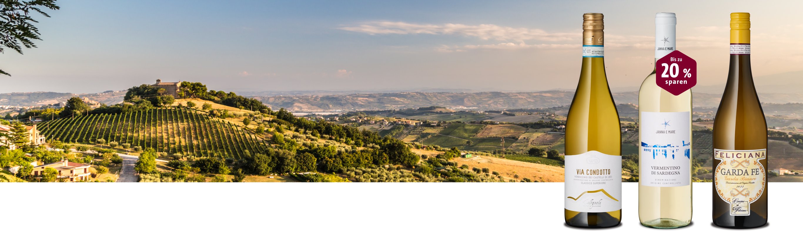 Zauberorte Wein-Landschaft mit Weinflaschen: Angebot und Rabatt