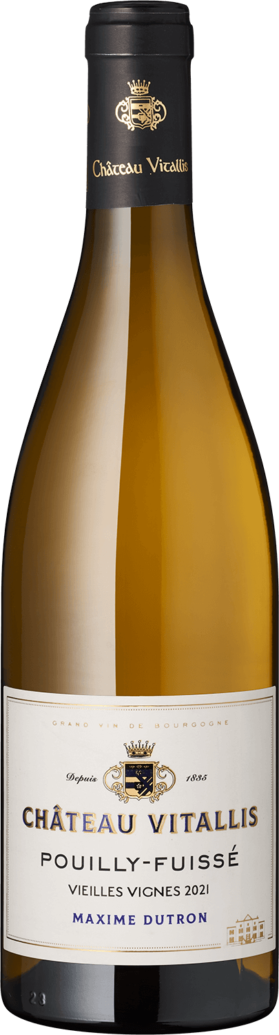 Pouilly-Fuissé,Vieilles Vignes, AOP, Vitallis Château Vitalis Pouilly-Fuissé Weißwein Flasche 2021