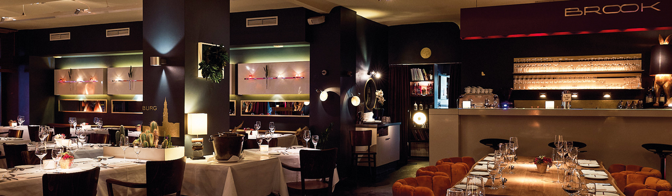 Mediterrane Küche mit asiatischem Einfluss Restaurant Brook