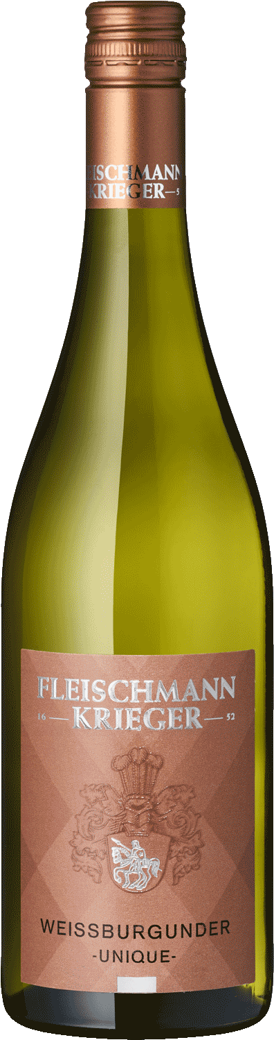 "Unique" Weißburgunder Fleischmann & Krieger Weissburgunder Unique Wein Flasche