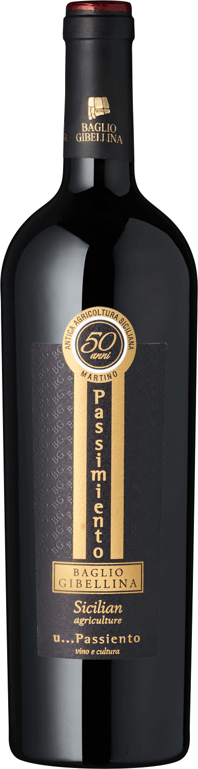 "u...Passiento" Passimiento Baglio Gibellina Passimiento Wein, italienischer Rotwein