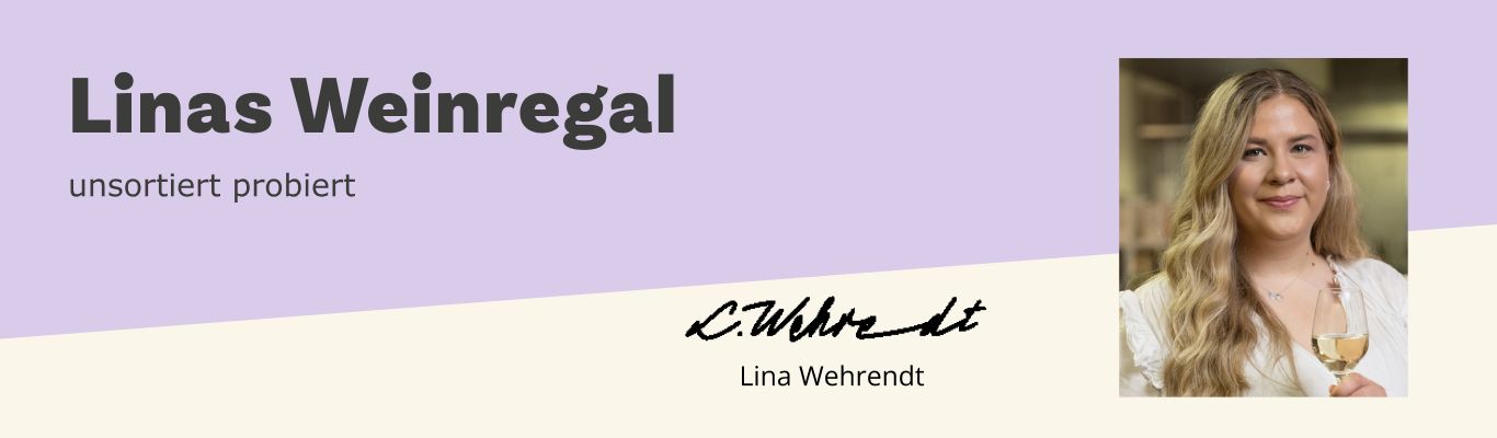 Lila heller Teaser mit Person