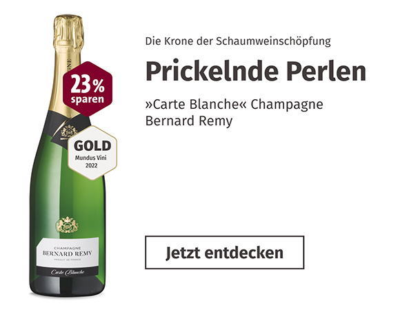 Champagner Bernard Remy Carte Blanche, 23% Rabatt