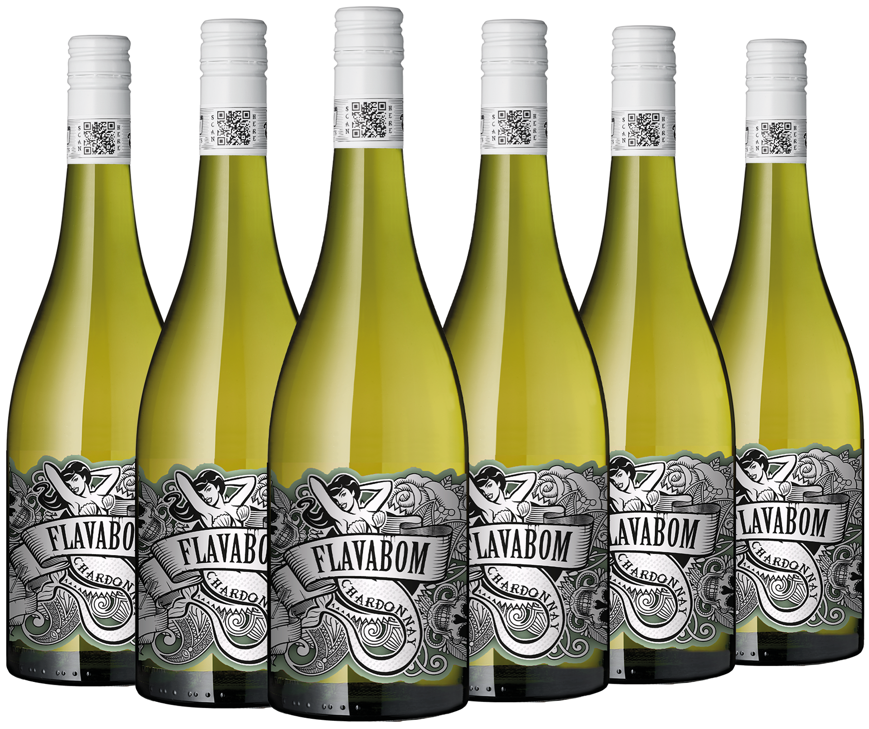 6er Paket "Flavabom" Chardonnay