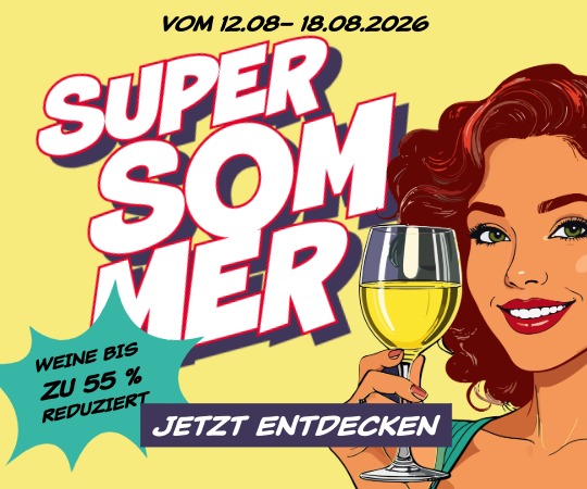 Frau mit Weinglas auf gelbem Hintergrund