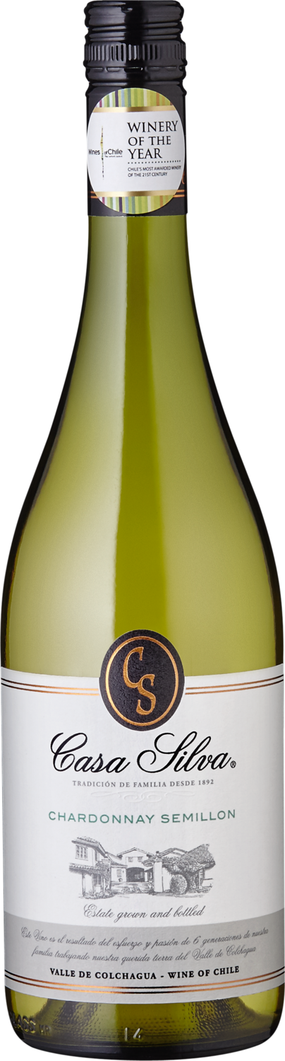 Chardonnay & Sémillon Casa Silva Chardonnay Semillon Weißwein Flasche, Chile.