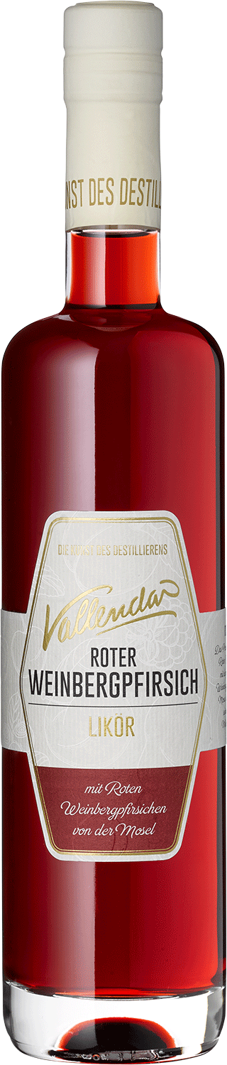 Roter Weinbergpfirsich Likör 0,5 L Vallendar Roter Weinbergpfirsich Likör, Wein aus der Mosel