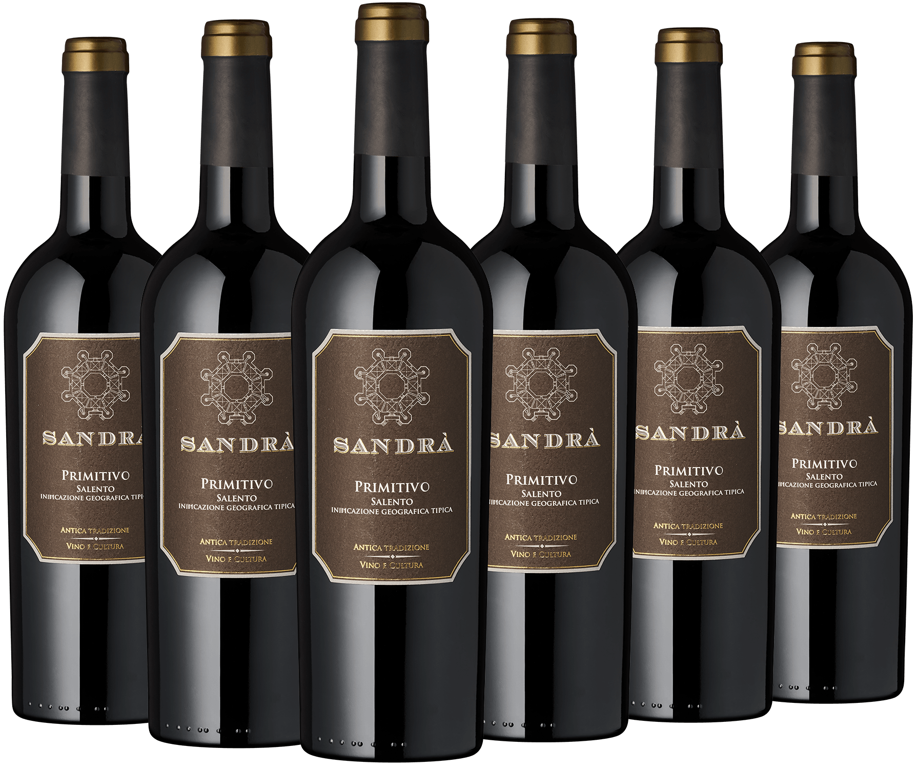 6er Paket "Sandrà" Primitivo Salento
