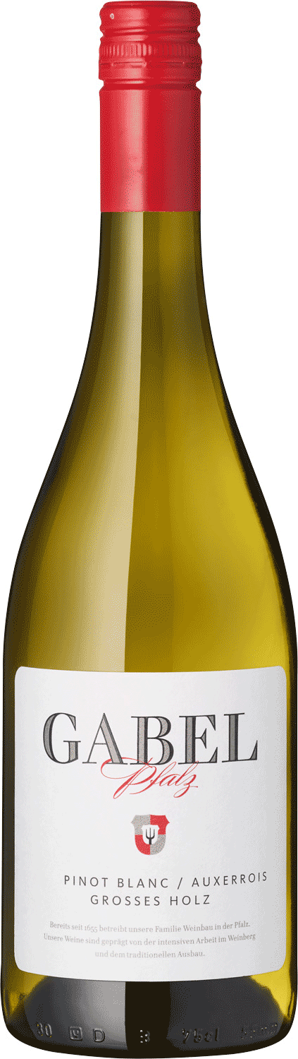 "Großes Holz" Pinot Blanc & Auxerrois Gabel Pfalz Pinot Blanc Weißwein Flasche, Shop-Produkt